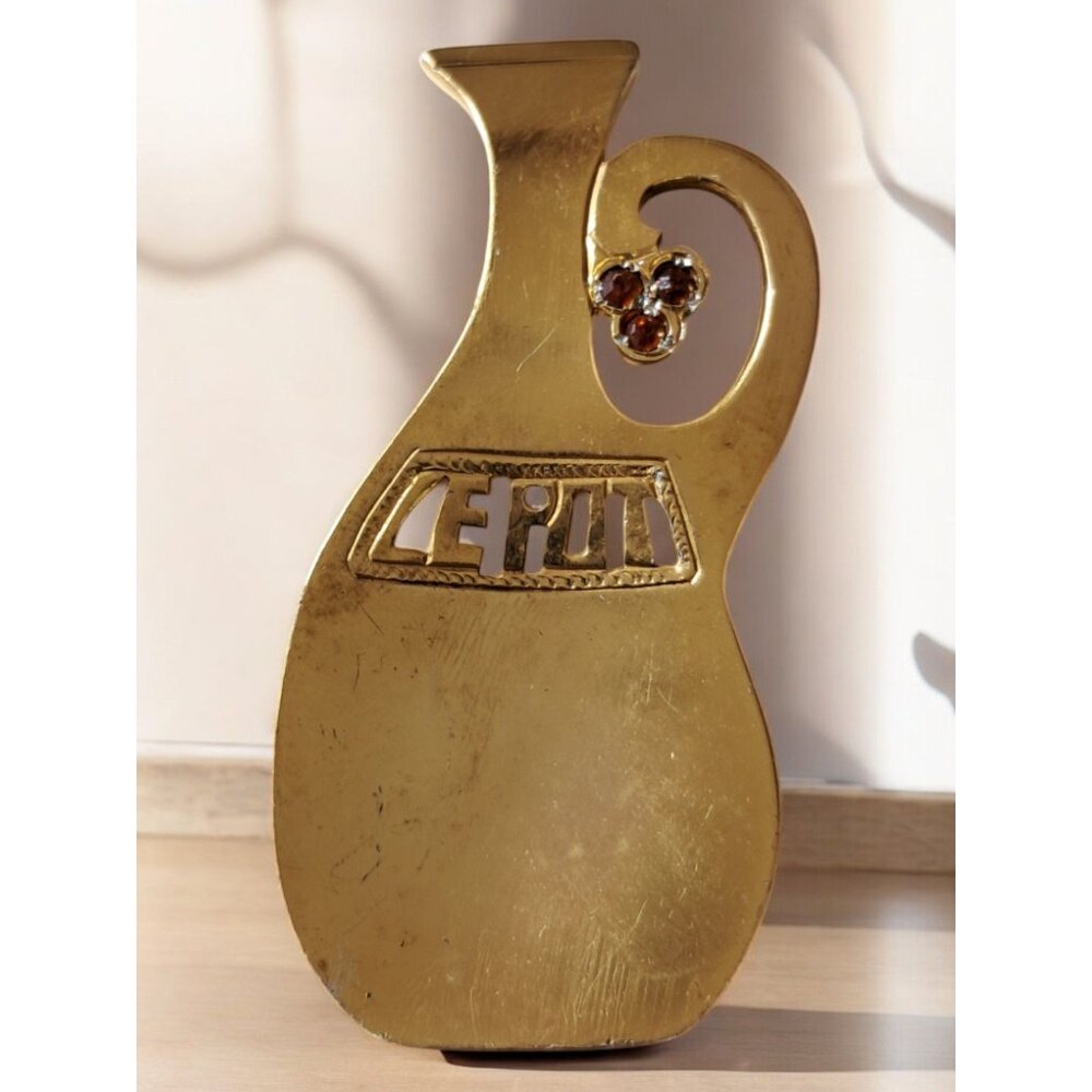 Gold Plated Metal Piece Says LEPOT